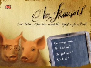 affiches du restaurant Chez François à Genêt